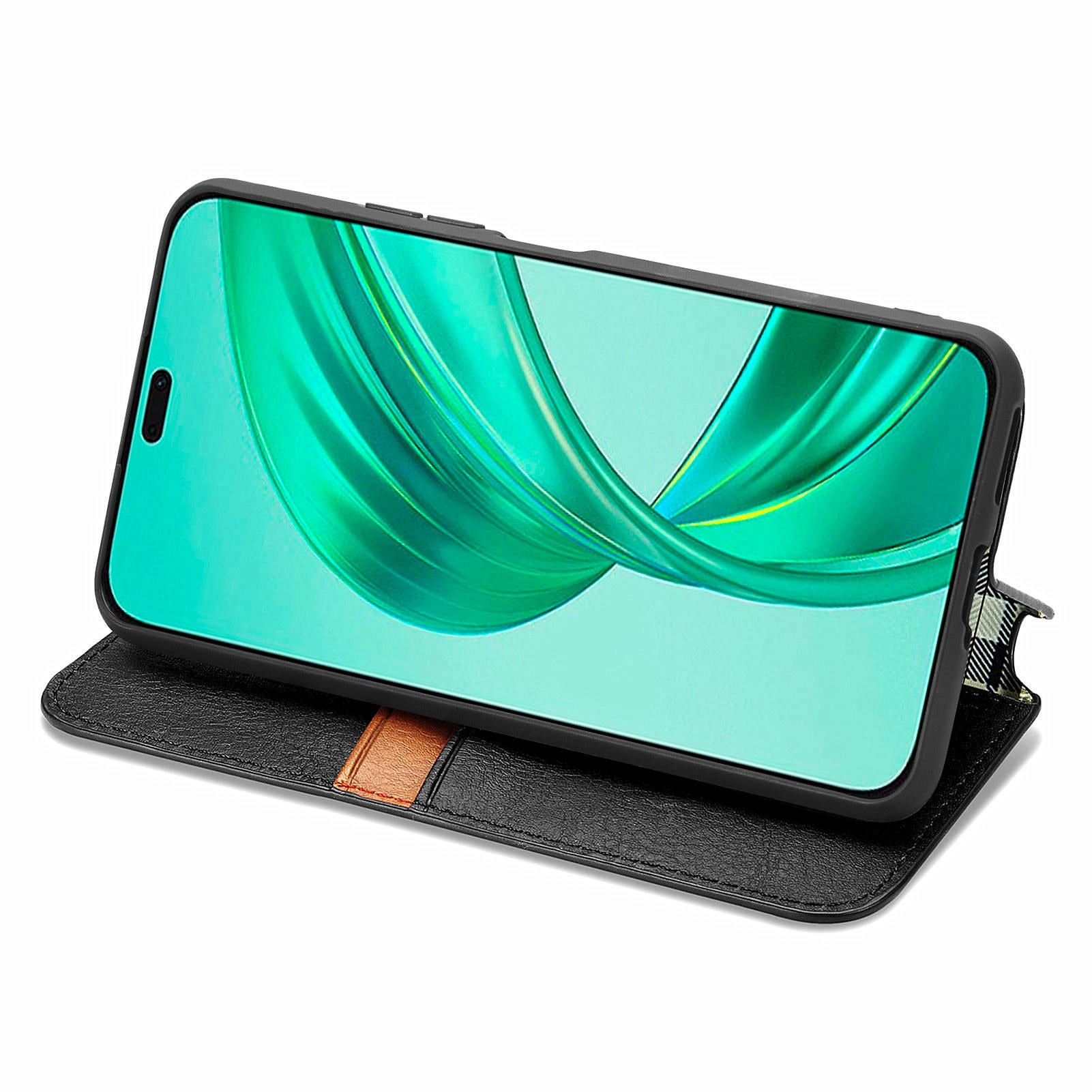 For Honor X8b 4G Wallet Case PU Leather Stand Phone Cover Rhombus Imprinted For Honor X8b 4G Wallet Case PU Leather Stand Phone Cover Rhombus Imprinted